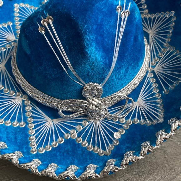 SALAZAR YEPEZ HATS MEXICO FELT SEQUINS SOMBERO